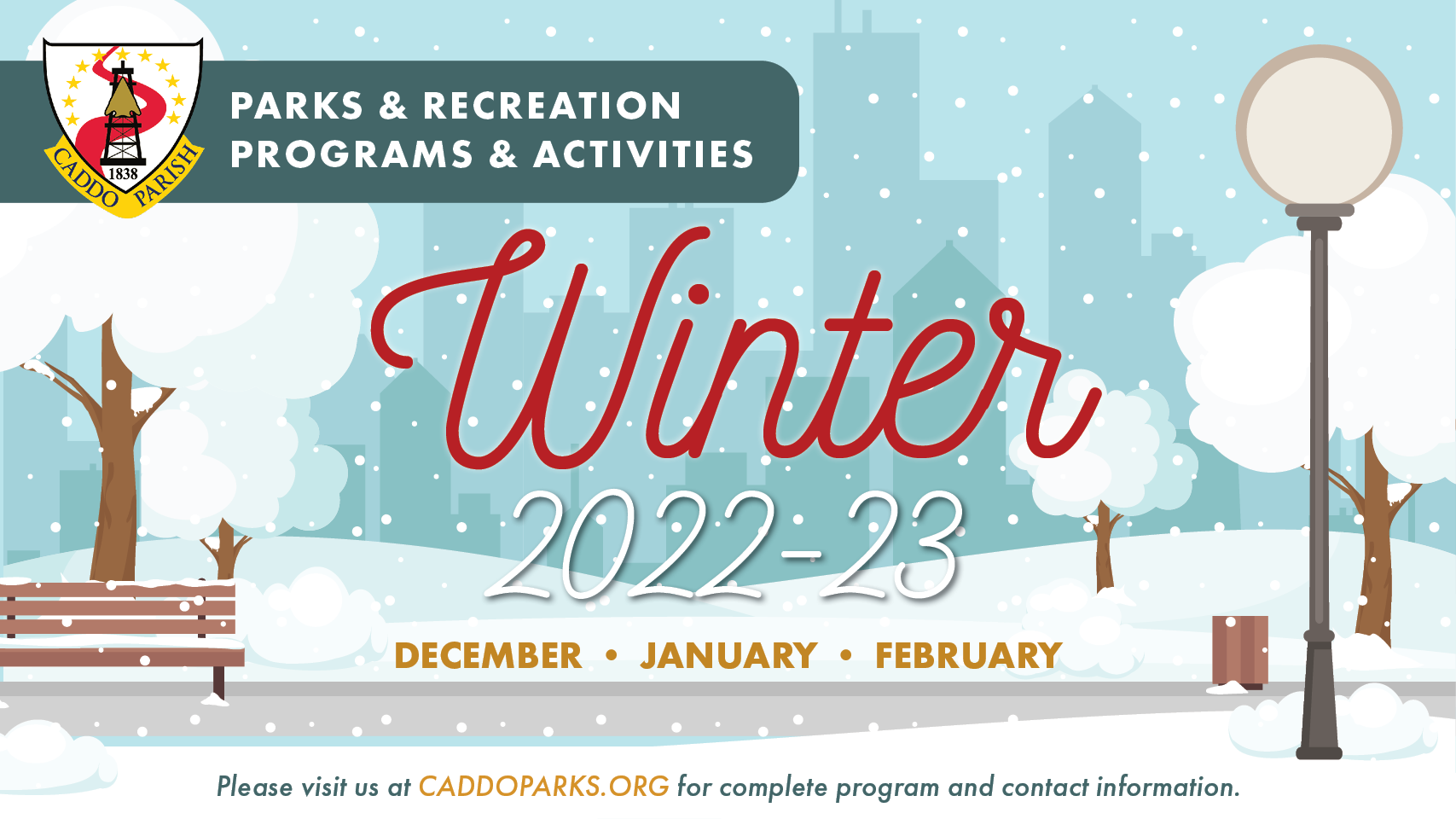 Featured image for “Caddo Parish Parks and Recreation Announces Winter 2022-2023 Programs and Activities”