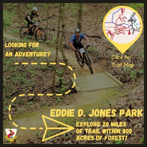 Trail Map for Eddie D. Jones Caddo Parish
